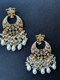 Tayani kundan style long chandballi design