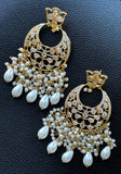 Tayani kundan style long chandballi design