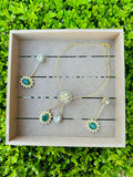 Hasli Kundan Polki Emerald set