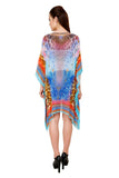 BEWITCHING BLUE, Short Kaftan, Free shipping in Australia
