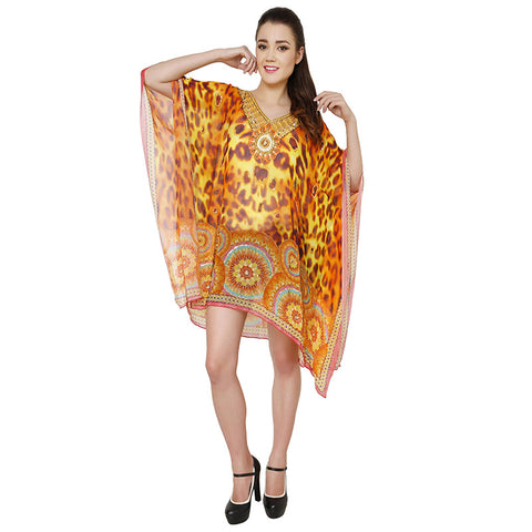 ANIMAL INSTINCT, Short Kaftan, Free shipping in Australia