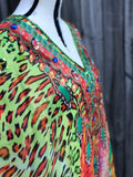 NEON TINTS, Short Kaftan ✈️ FREE Shipping in Australia!