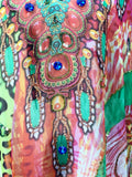 NEON TINTS, Short Kaftan ✈️ FREE Shipping in Australia!