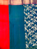Bird design dual tone silk Saree