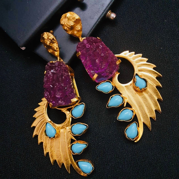 DRUZY stone DANGLERS