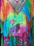 GLISTENING GREEN, Short Kaftan ✈️FREE shipping in Australia
