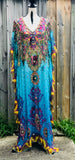 VIVACIOUS BLUE, Long Kaftan ✈️FREE Shipping in Australia!