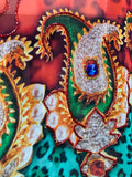 ORNATE PAISLEY, Short Kaftan, Free shipping in Australia)