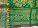 Purple & Green SILK Saree