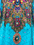 VIVACIOUS BLUE, Long Kaftan ✈️FREE Shipping in Australia!