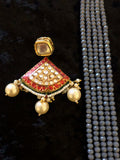 GREY ONYX beads SET