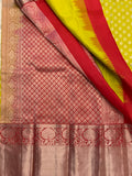 Light Mehndi green BROCADE silk Saree
