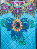 VIVACIOUS BLUE, Long Kaftan ✈️FREE Shipping in Australia!