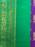 Green & Purple Saree