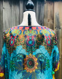 VIVACIOUS BLUE, Long Kaftan ✈️FREE Shipping in Australia!