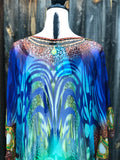 DEEP SEA, Short Kaftan, Free shipping in Australia