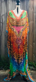 RAVISHING MULTI, Long Kaftan ✈️ FREE shipping in Australia!