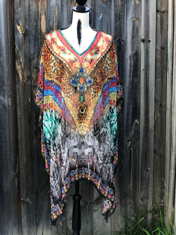 TWILIGHT MYSTERY,  Short Kaftan, Free shipping in Australia