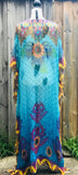 VIVACIOUS BLUE, Long Kaftan ✈️FREE Shipping in Australia!