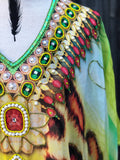 FLAMBOYANT LIME, Short Kaftan ✈️FREE shipping in Australia
