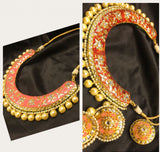 MEENAKARI Red & DARK PINK Reversible HASLI