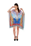 BEWITCHING BLUE, Short Kaftan, Free shipping in Australia