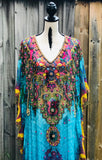 VIVACIOUS BLUE, Long Kaftan ✈️FREE Shipping in Australia!