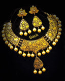 MEENAKARI Black & Gold Reversible SET